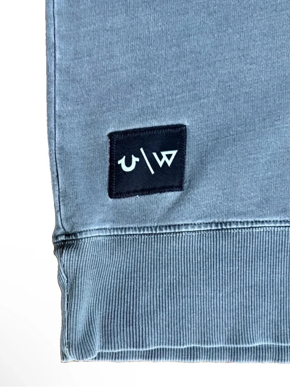 True Religion x Westbrook crewneck sweatshirt with side zipper for added comfort
